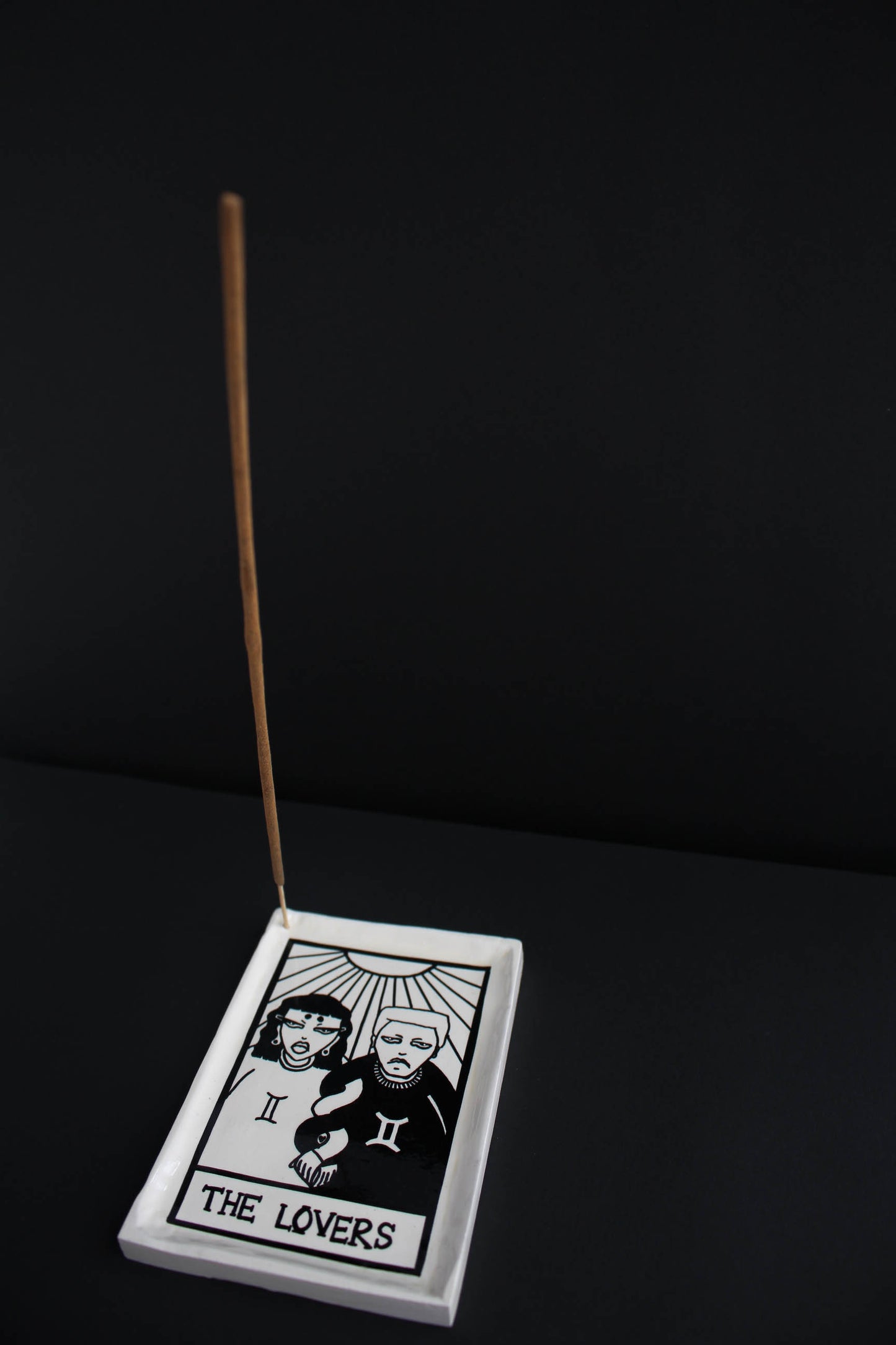 The Lovers Tarot Incense Holder