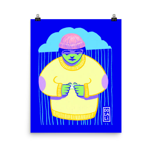 Purple Blues Art Print